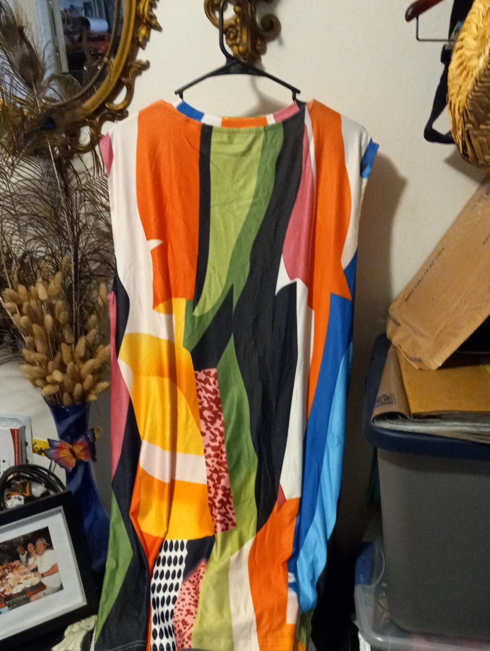 Shift Dress Sleeveless Knee Lenth 21" Pit To Pit Measurments 24.5" Length. NEW!! - Picture 4 of 4